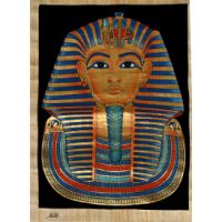 Papyrus Masque D'or De Toutankhamon - 22 Ko