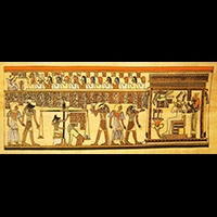 Papyrus Jugement D'Osiris Ou Pese De L'me - 36 Ko