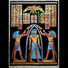 Papyrus Ramsès II Recevant La Vie (Ankh) De Seth Et Horus
