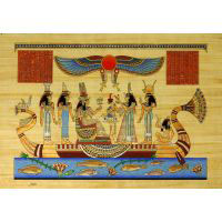 Papyrus Nfertari Et Les Desses Sur La Barque - 32 Ko