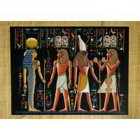 Papyrus Horemheb S'assure La Protection De 2 Dieux : Hathor + Horus - 34 Ko
