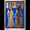 Papyrus Isis-Hathor + Nfertari