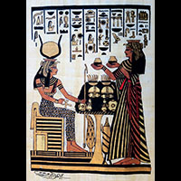 Papyrus Offrande De Néfertari A Isis-Hathor - 55 Ko
