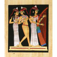Papyrus Les 3 Musiciennes - 33 Ko
