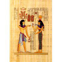 Papyrus Echange De Collier Ment Entre Ramss III Et Hathor - 29 Ko