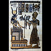 Papyrus Offrande De Fleur De Lotus De Ramss III  Hathor