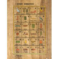 Papyrus Alphabet Hiroglyphique - 29 Ko