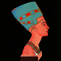 Papyrus Profil De Nfertiti - 34 Ko