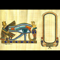 Papyrus Personnalisable Oeil D'Horus CG Avec 1 Cartouche - 32 Ko