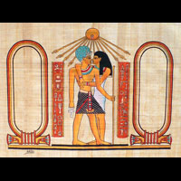 Papyrus Personnalisable  Toutankhamon Avec 2 Cartouches - 38 Ko