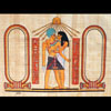 Papyrus Personnalisable  Toutankhamon Avec 2 Cartouches