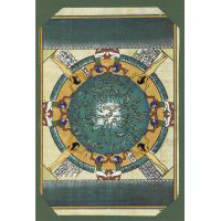 Carte Papyrus : Plafond Astronomique Dendrah Complet Turquoise - 29 Ko
