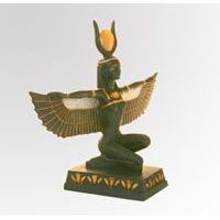 Statuette De La Desse Isis-Hathor Aile - 22 Ko