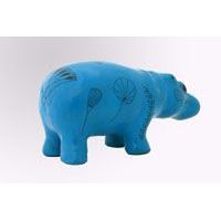 Hippopotame  Bleu - 16 Ko