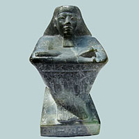 Statue Cube En Steatite - 34 Ko