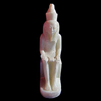 Statue Du Pharaon Horemheb Devant Atoum - 26 Ko