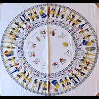 Nappe Ronde Pharaonique Zodiaque Dendrah - 67 Ko