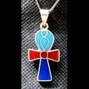 Bijoux Pharaonique Croix Ankh Turquoise, Lapis-Lazuli Et Cornaline