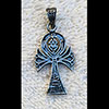 Bijoux Croix Ankh Avec Scarabe En Argent