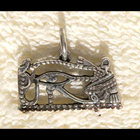 Bijoux Pharaonique Pendentif Oeil D'Horus (Oudjat) En Argent - 45 Ko