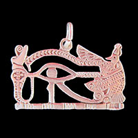 Bijoux Pharaonique Pendentif Oeil D'Horus (Oudjat) En Argent - 41 Ko