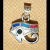 Bijoux Pendentif Oeil D'Horus (Oudjat) En Argent
