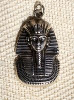 Bijoux Pharaonique Masque D'or De Toutankhamon En Argent - 25 Ko