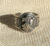 Bijoux Bague Chevalire Clopatre En Argent