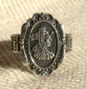 Bijoux Bague Chevalire Clopatre En Argent