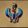 Bijoux AmuletteHorus Aile En Argent Avec Incrustation