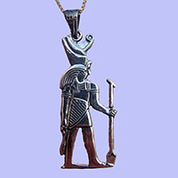 Bijoux Pharaonique: Horus En Argent 800/1000 - 32 Ko