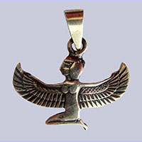 Bijoux Pharaonique : Isis-Hathor En Argent 800/1000 - 36 Ko