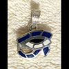 Bijoux Pendentif Oeil D'Horus (Oudjat) En Argent Avec Incrustation Lapis-Lazuli