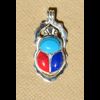 Bijoux Scarabe En Argent Avec Incrustation De Cornaline, De Lapis-Lazuli Et De Turquoise