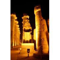 Grande Carte Postale Entre De La Colanade Avec La Statue De Ramss II - 26 Ko