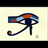 Peinture Sur Papier Type Canson : Oeil D'Horus