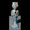 Statuette Du Dieu Osiris Assis