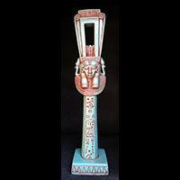Sistre Hathorique Statite Turquoise - 26 Ko