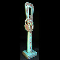 Sistre Hathorique Statite Turquoise - 26 Ko