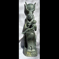 Stle De La Desse Isis Allaitant Horus