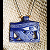 Pendentif Amulette Oeil D'Horus Bleu