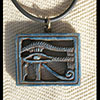 Collier Pendentif Amulette Oeil D'Horus