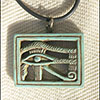 Collier Pendentif Amulette Oeil D'Horus