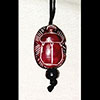 Collier Pendentif Amulette Scarabe