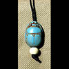 Collier Pendentif Amulette Scarabe