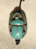 Collier Pendentif Amulette Scarabe