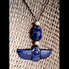 Collier Pendentif Amulette Scarabe Ail