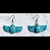 Boucles D'oreilles Amulette Scarabe Ail