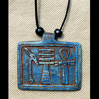 Amulette Des 3 Symboles «  Ouas, Djed Et Ankh » « Puissance Stabilité  Vie » - 58 Ko