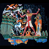Papyrus Chasse Dans Les Marais - 62 Ko